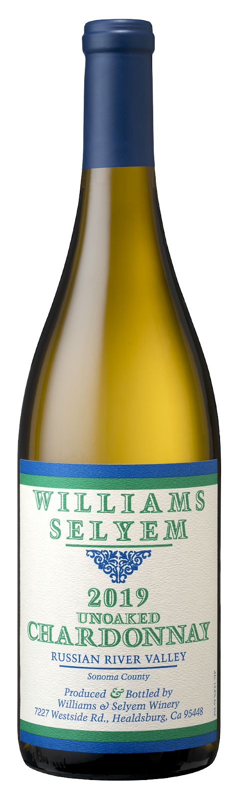 Williams Selyem Unoaked Chardonnay 2019